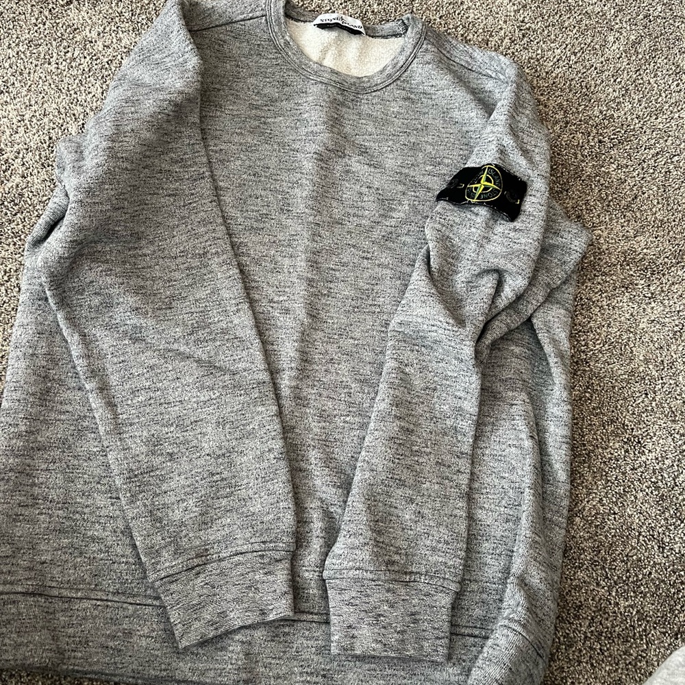 Stone Island Grey Men's Sweater